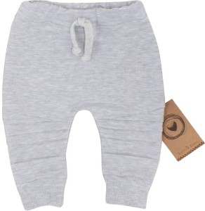 spodnie dresowe niemowlęce z przeszyciami szare