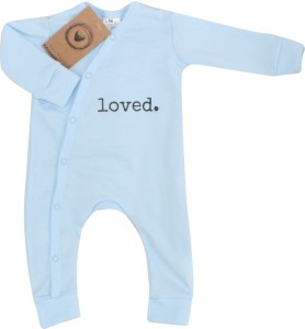 Pajacyk niemowlęcy niebieski loved