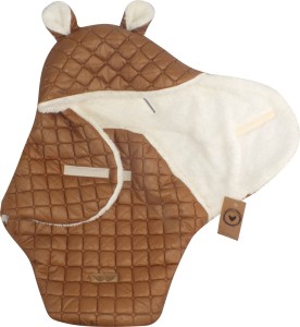 Ocieplany śpiworek do fotelika cynamonowy