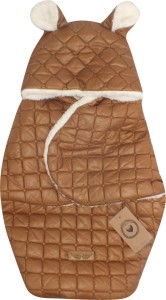 Ocieplany śpiworek do fotelika cynamonowy