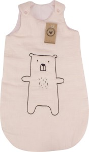 Śpiworek do spania niemowlęcy muślinowy. Śpiworek niemowlęcy zapinany na zamek.