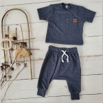 2 cz zestaw komplet t-shirt +spodnie jeansowy ostatnie sztuki 56-86