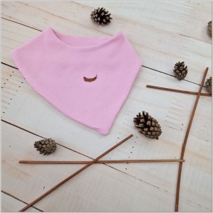 Apaszka prążkowana różowa