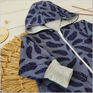 Dresowy bawełniany wiosenny, letni, jesienny kombinezon niemowlęcy. Pajac dla niemowlaka granatowy. Dres dla noworodka