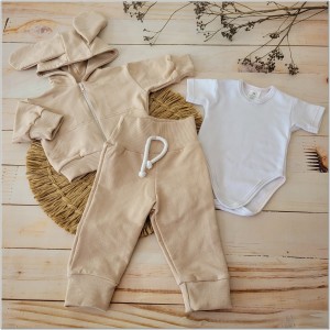 36 dres bawełniany niemowlęcy dziecięcy z uszami.jpg