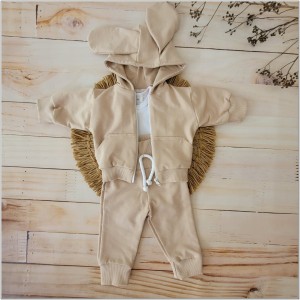 38 dres bawełniany niemowlęcy dziecięcy z uszami.jpg