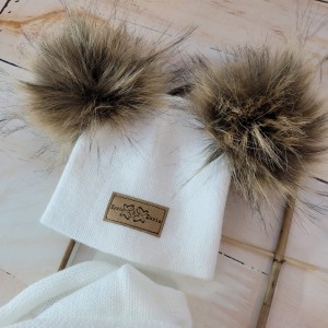27 czapka zimowa z pomponami + komin.jpg