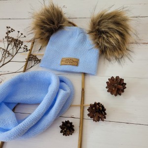 13 czapka zimowa z pomponami + komin.jpg