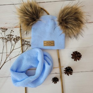 14 czapka zimowa z pomponami + komin.jpg