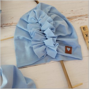 9 czapka turban + chustka cienki z laicry.jpg