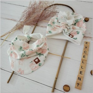 34 czapka turban + chustka jesień wiosna .jpg