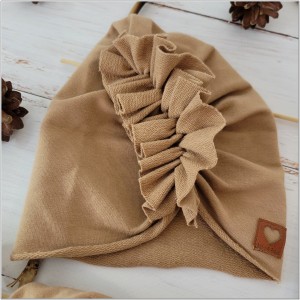 22 czapka turban + chustka jesień wiosna .jpg