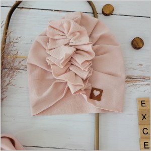 16 czapka turban + chustka jesień wiosna .jpg