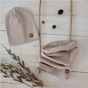 7 czapka prążkowana +komin na jesień wiosnę.JPG