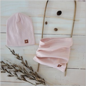 21 czapka prążkowana +komin na jesień wiosnę.JPG