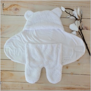 5 Śpiworek, otulacz dla niemowlaka misiowy.JPG