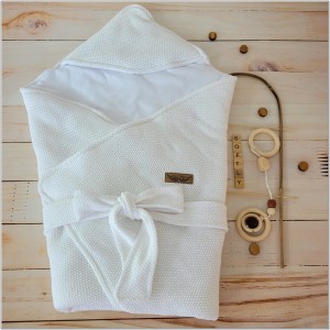 1 rożek niemowlęcy włóczkowy cieplutki.JPG