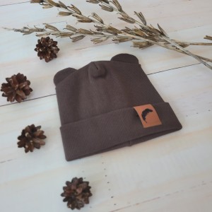 3 czapka prążkowana niemowlęca.JPG