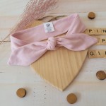 Piękna opaska pin-up dla niemowląt 0-12 miesięcy brudny róż