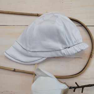 36 czapka kaszkiet niemowlęcy do garnituru.JPG