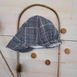 6 czapka kaszkiet niemowlęcy do garnituru.JPG
