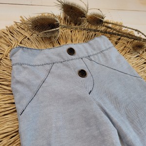 3 Eleganckie spodenki niemowlęce z tkaniny lato.jpg