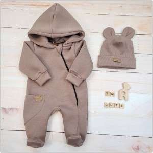 5 kombinezon wiosenny jesienny niemowlęcy + czapka.JPG