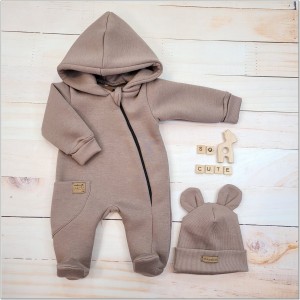 13 kombinezon wiosenny jesienny niemowlęcy + czapka.JPG