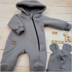 27 kombinezon wiosenny jesienny niemowlęcy + czapka.JPG