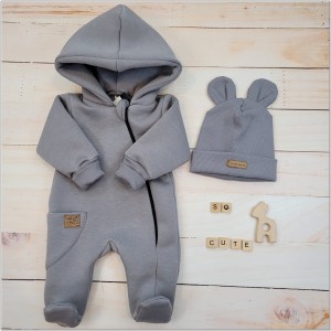 31 kombinezon wiosenny jesienny niemowlęcy + czapka.JPG