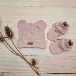 292cz komplet czapka z uszami buciki ściągacz prążek.jpg