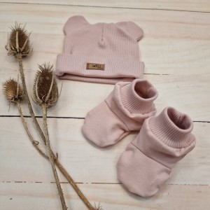 322cz komplet czapka z uszami buciki ściągacz prążek.jpg