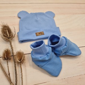 142cz komplet czapka z uszami buciki ściągacz prążek.jpg