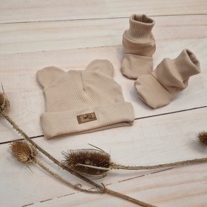 382cz komplet czapka z uszami buciki ściągacz prążek.jpg