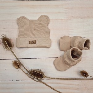 392cz komplet czapka z uszami buciki ściągacz prążek.jpg