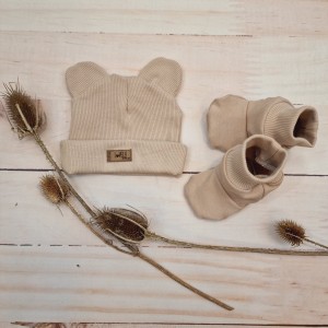 412cz komplet czapka z uszami buciki ściągacz prążek.jpg