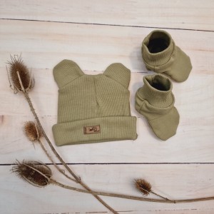 462cz komplet czapka z uszami buciki ściągacz prążek.jpg