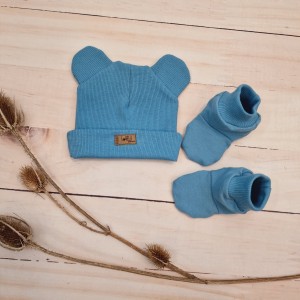 502cz komplet czapka z uszami buciki ściągacz prążek.jpg