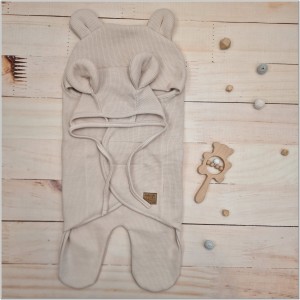 29 otulacz +czapeczka bawełniany dla noworodka.jpg