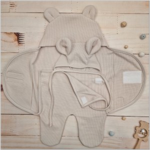 31 otulacz +czapeczka bawełniany dla noworodka.jpg