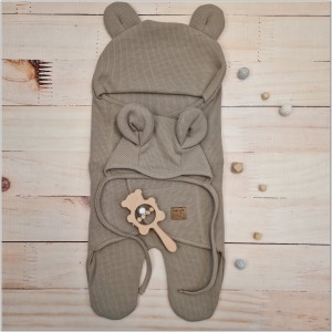 13 otulacz +czapeczka bawełniany dla noworodka.jpg