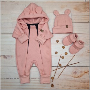 10 kombinezon niemowlęcy rosnący z dzieckiem wiosenny +butki  + czapka.jpg