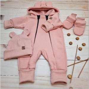 14 kombinezon niemowlęcy rosnący z dzieckiem wiosenny +butki  + czapka.jpg