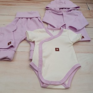 20 4cz wyprawka do szpitala body spodnie czapka kaftanik .jpg