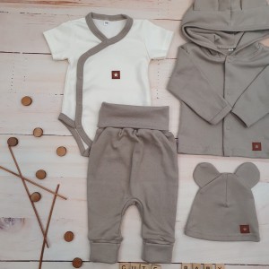 34cz wyprawka do szpitala body spodnie czapka kaftanik .jpg