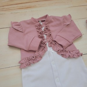 192częściowy zestaw pajacyk opaska chrzest wyprawka niemowle noworodek.jpg