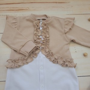 12częściowy zestaw pajacyk opaska chrzest wyprawka niemowle noworodek.jpg