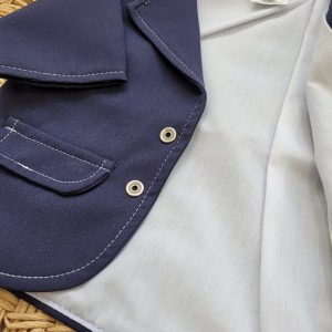 7Marynarka chłopięca chrzest guziczki niemowlę noworodek eleganckie .JPG