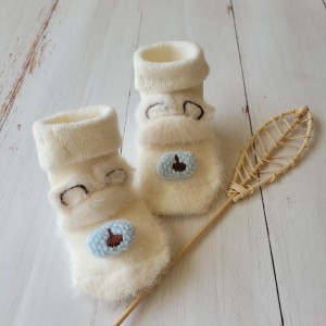 20skarpetki zimowe niemowle noworodek miś bezuciskowe ściągacz elsatyczne .JPG