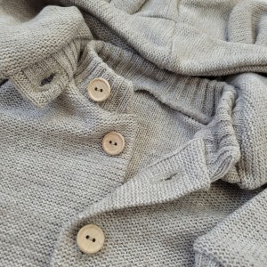 5kombinezon dziecięcy wiosna lato jesień zima włóczkowy odpinany kaptur kieszonki hazelnut unisex nie.JPG